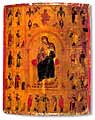 Богоматерь Киккотисса с пророками. Икона, монастырь св. Екатерины (Синай)