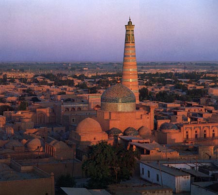 Khiva :: The Islam Khwaja Minar.
