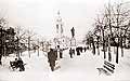 Тверской бульвар в Москве зимой