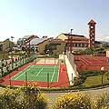 The tennis-court