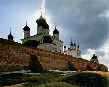 The Goritsky Monastery, seen from the north :: Pereslavl