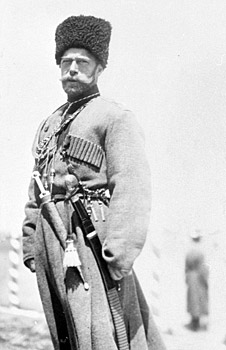 Emperor Nikolai II in the Cossack Regiment Uniform :: 