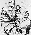 Fyodorov N.F., Soloviyov Vl.S. and Tolstoi L.N.