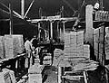 Packing of Tile Tea into Paper and Baskets at the Tea-Pressing Factory of the Association "Gubkin and Kuznetsov" in Khankou