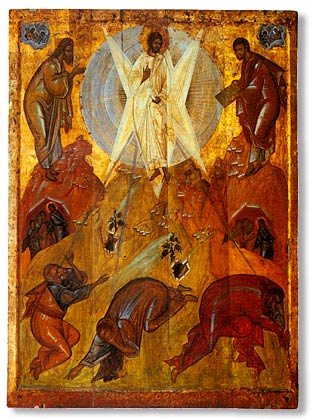 The Transfiguration. Icone. The State Tretyakov Gallery :: 