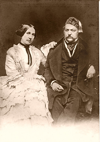 М.И.Глинка и его сестра Л.И.Шестакова