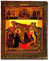 Воскрешение Лазаря. Икона, ГРМ.