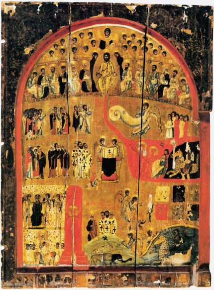 the Last Judgement. Icon of St. Catherine monastery (Sinai) :: 