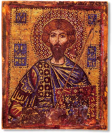 St. Theodore Stratelatos. Icon. The State Hermitage (St-Petersburg) :: 