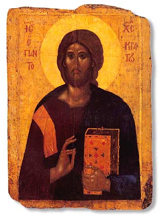 Christ Pantokrator. Icon. Hermitage, S-Petersburg :: 