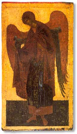 Archangel Gabriel. Icon. The Annunciation Cathedral, Moscow Kremlin :: 