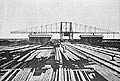 General View of Warehouse and Reloading Crane