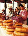 Women selling flat cakes