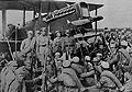 Detachment of the Red Army Men near an Airplane