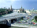 View on the St.Basil's Cathedral and Vasilievsky Spusk(Slope)